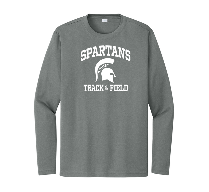 Camiseta de manga larga de alto rendimiento para hombre de East Longmeadow Track & Field (ST350LS) 