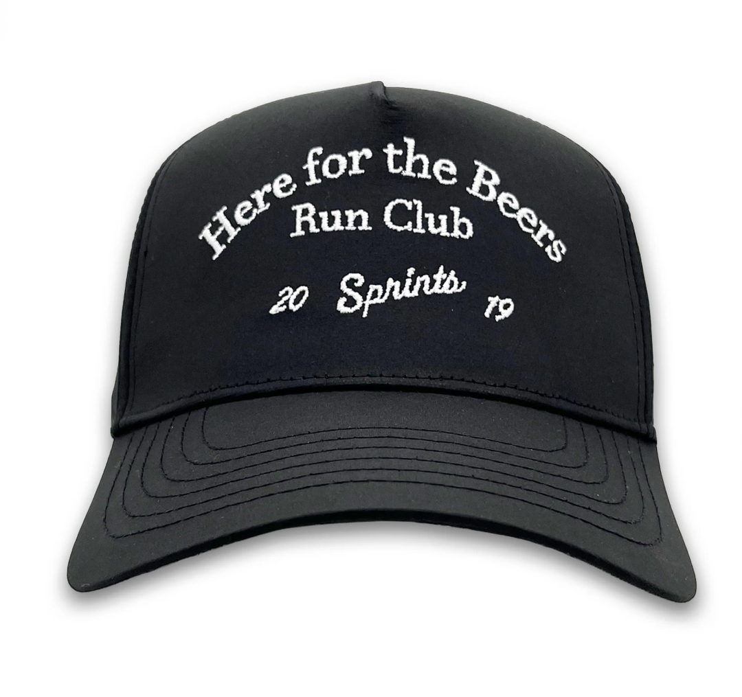 Sprints - Here for the Beers Run Club Structured Hat UNISEX
