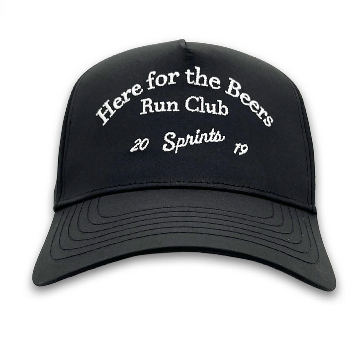 Sprints - Here for the Beers Run Club Structured Hat UNISEX