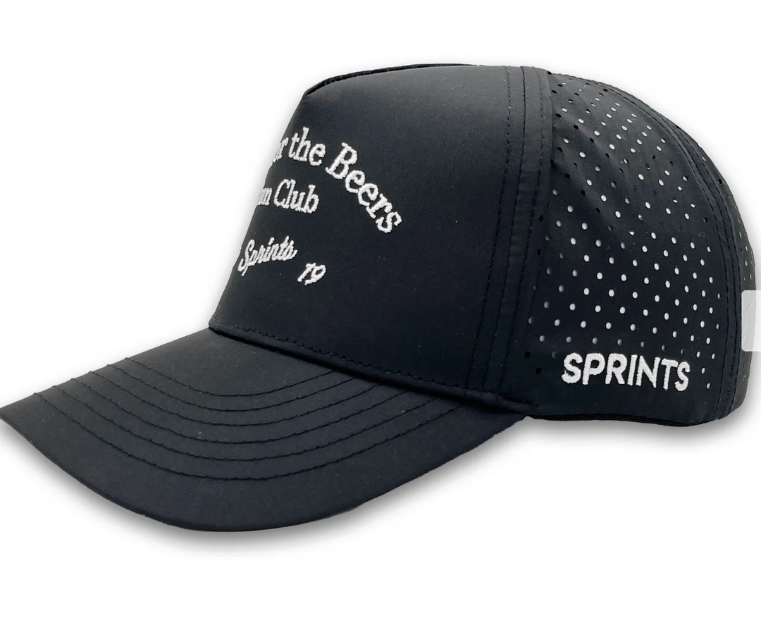 Sprints - Here for the Beers Run Club Structured Hat UNISEX