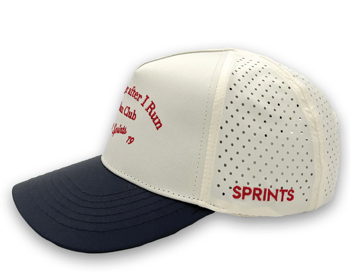 Sprints - Soy más agradable después de correr Gorra VP estructurada UNISEX