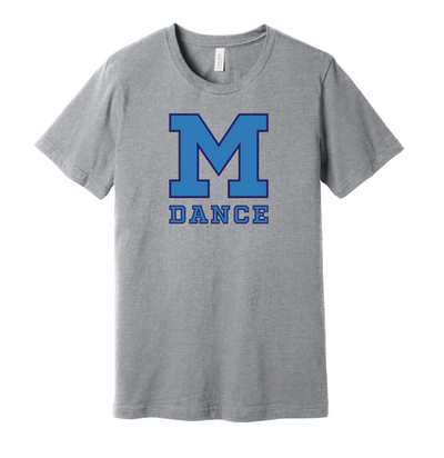 Camiseta unisex de danza de la escuela secundaria Medfield (3001CVC)