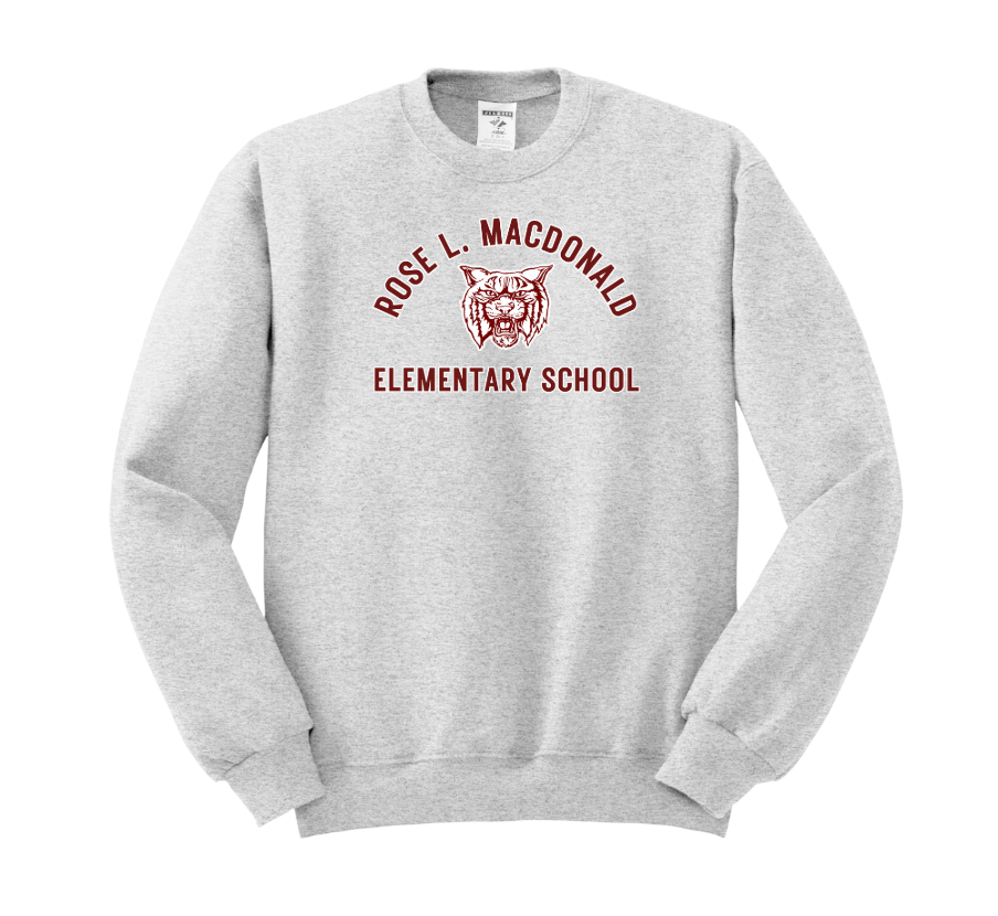 Rose L. MacDonald Elementary - Adult Crewneck Sweatshirt (562M)