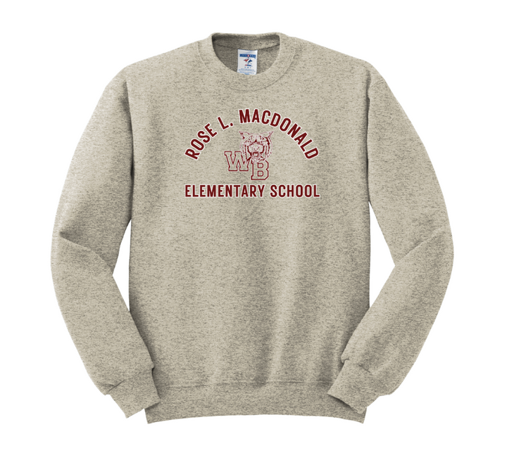 Rose L. MacDonald Elementary - Adult Crewneck Sweatshirt (562M)