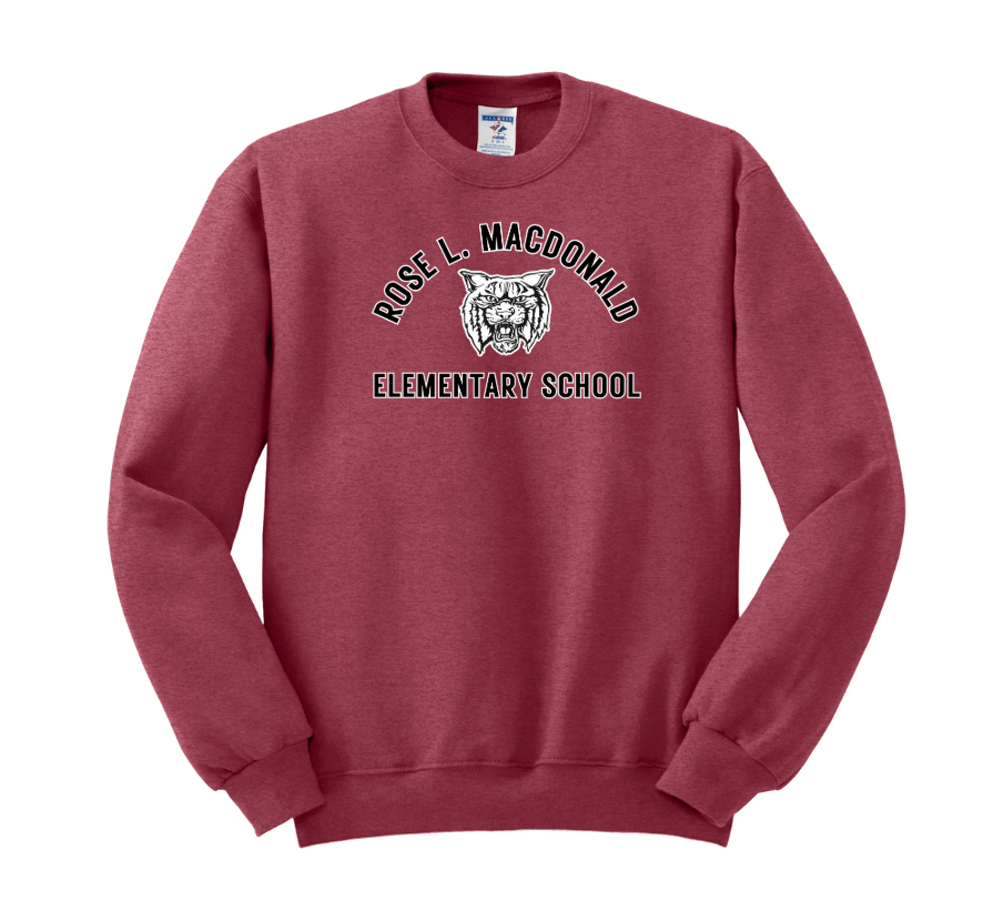 Rose L. MacDonald Elementary - Adult Crewneck Sweatshirt (562M)