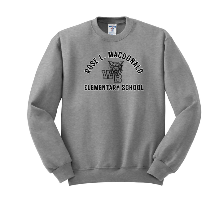 Rose L. MacDonald Elementary - Adult Crewneck Sweatshirt (562M)