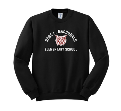 Sudadera de cuello redondo para adultos de la escuela primaria Rose L. MacDonald (talla 562 m)