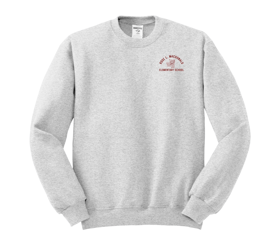 Sudadera de cuello redondo para adultos de la escuela primaria Rose L. MacDonald (talla 562 m)