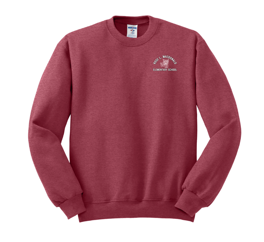 Sudadera de cuello redondo para adultos de la escuela primaria Rose L. MacDonald (talla 562 m)