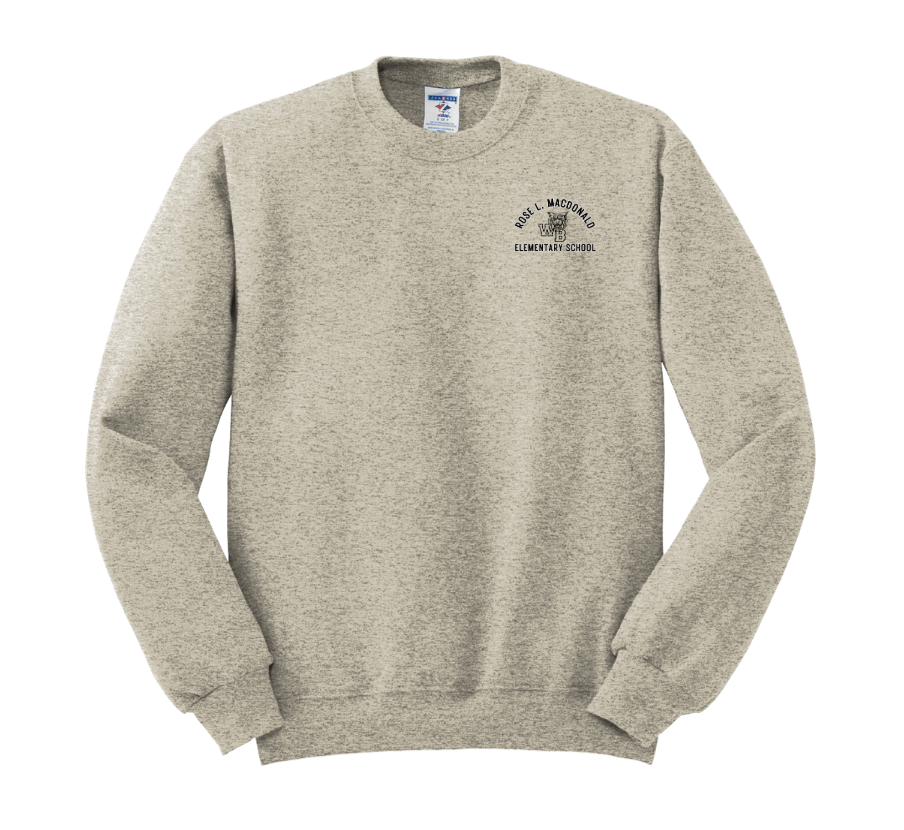 Sudadera de cuello redondo para adultos de la escuela primaria Rose L. MacDonald (talla 562 m)