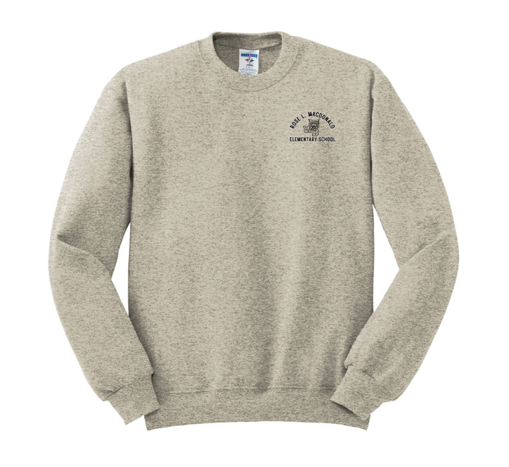 Sudadera de cuello redondo para adultos de la escuela primaria Rose L. MacDonald (talla 562 m)