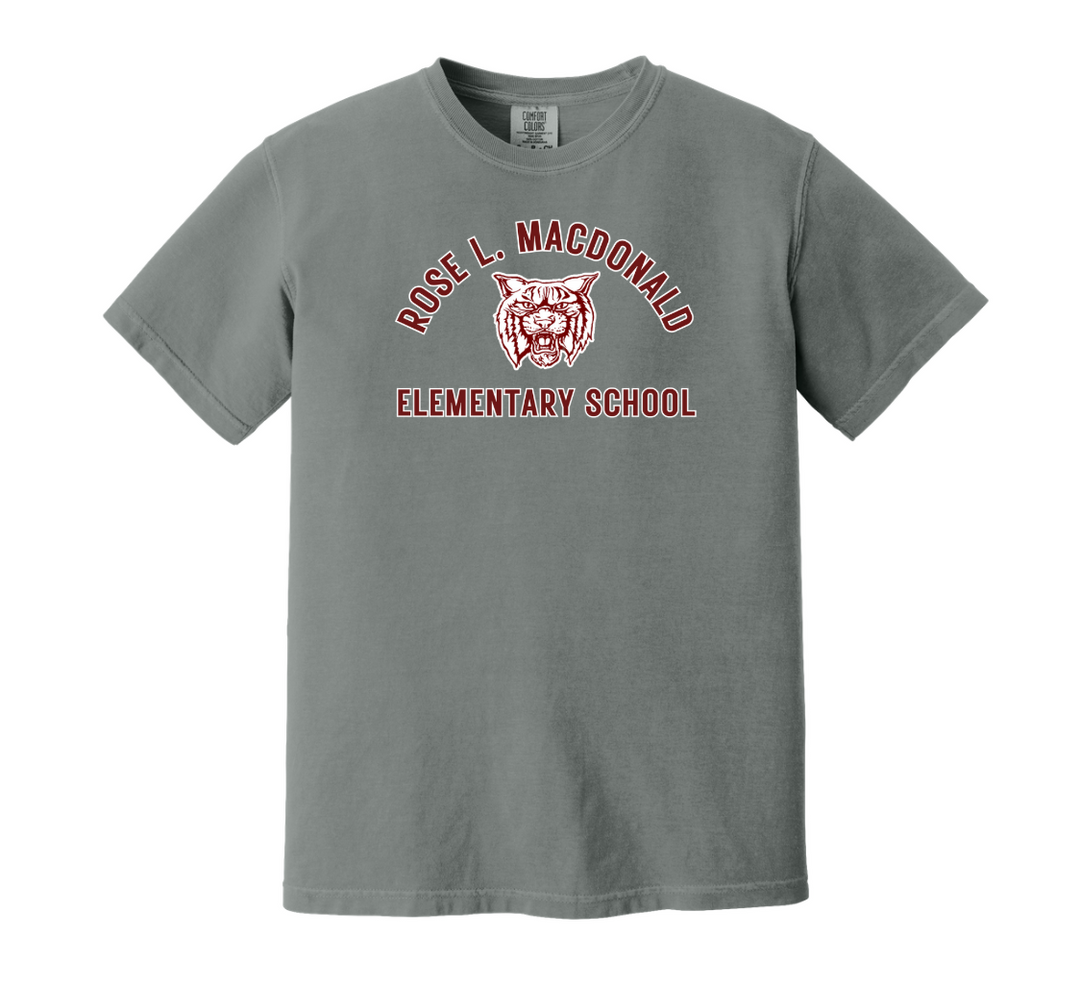 Rose L. MacDonald Elementary - Adult Heavyweight Tee (1717)