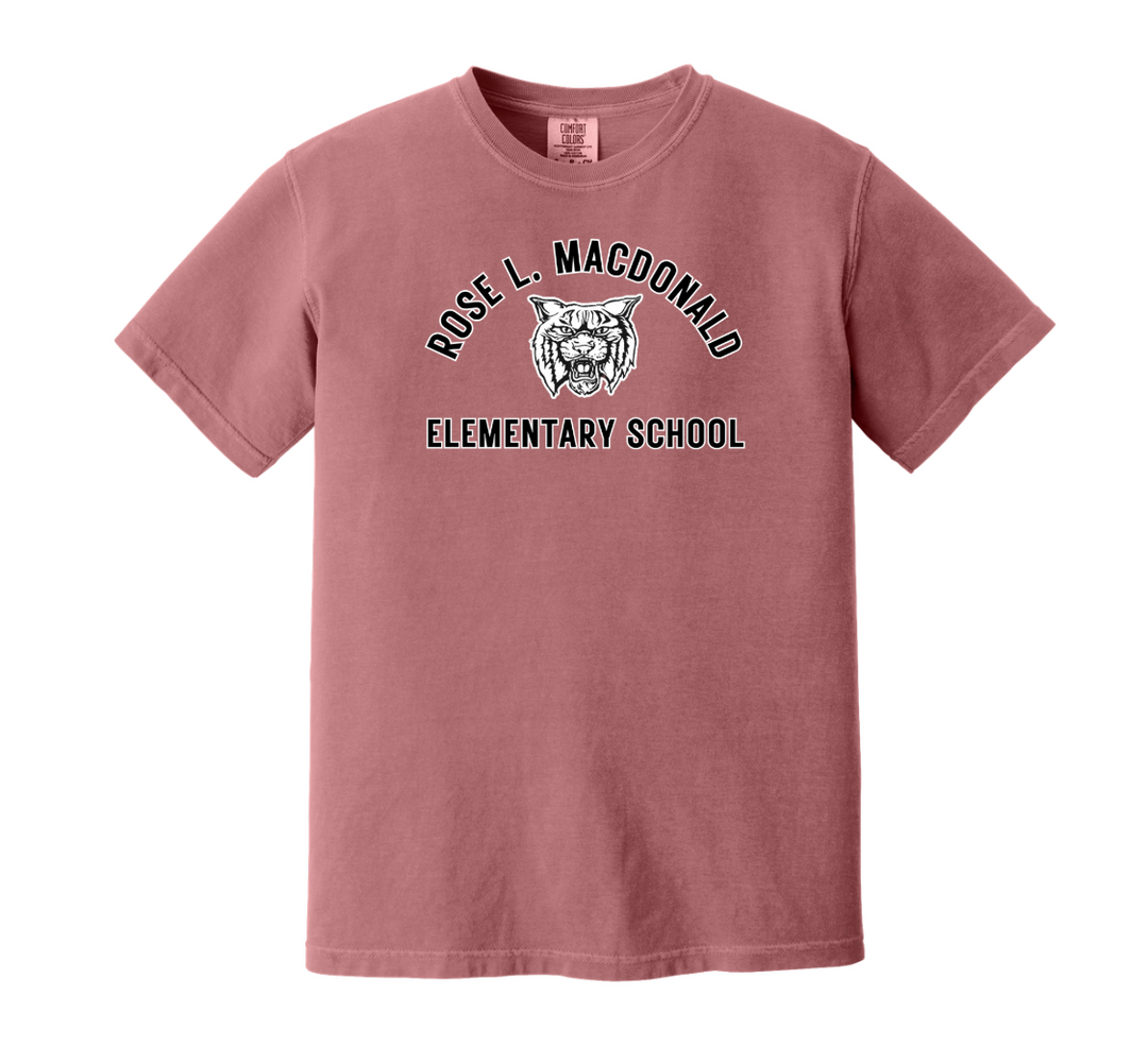 Rose L. MacDonald Elementary - Adult Heavyweight Tee (1717)