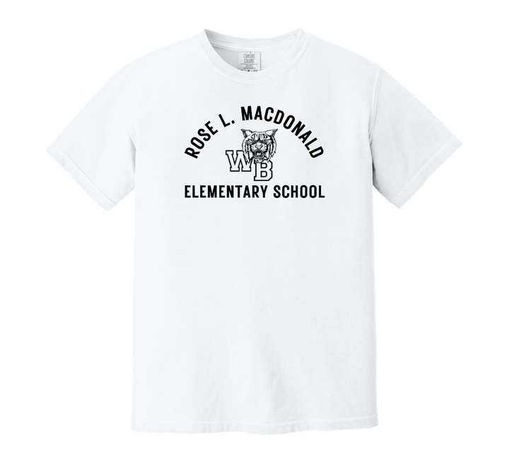 Rose L. MacDonald Elementary - Adult Heavyweight Tee (1717)
