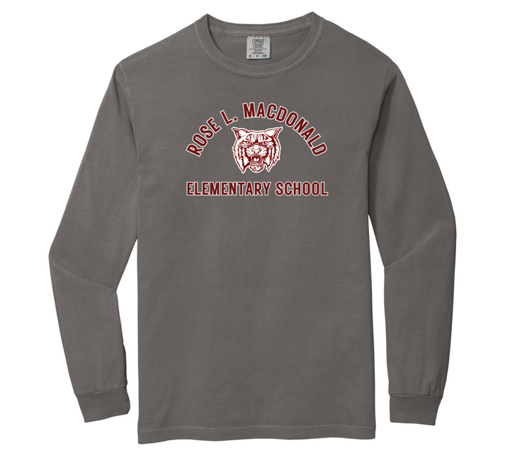 Camiseta de manga larga gruesa para adultos de la escuela primaria Rose L. MacDonald (6014)