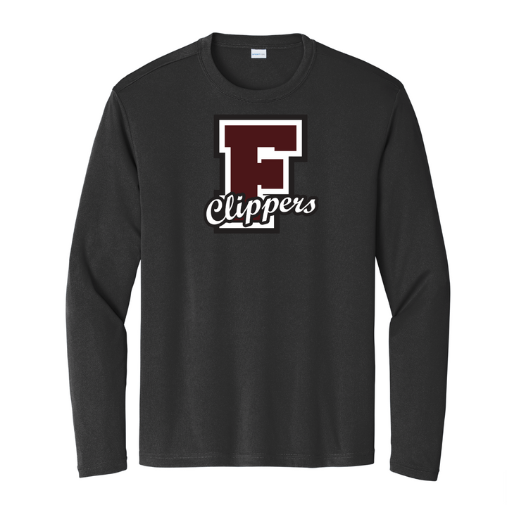 Falmouth High School - Camiseta larga Steeve para adultos (ST350LS)