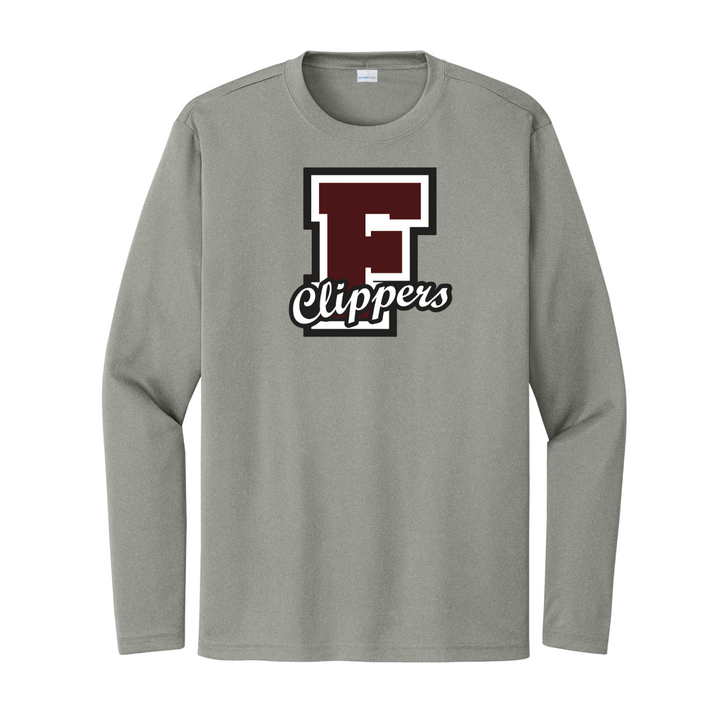 Falmouth High School - Camiseta larga Steeve para adultos (ST350LS)