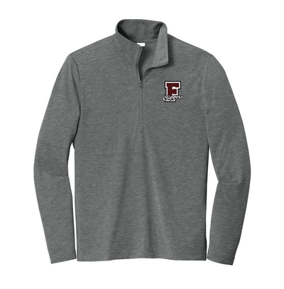 Falmouth High School - Men's Triblend Wicking 1/4 Zip-Pullover (ST407)