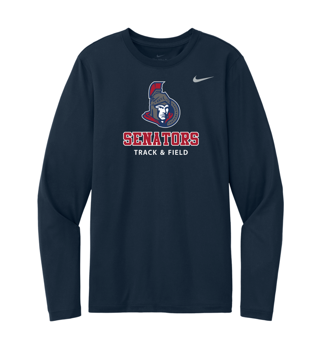 Mahar Track & Field - Camiseta de manga larga Nike Team rLegend (NKHQ4550)