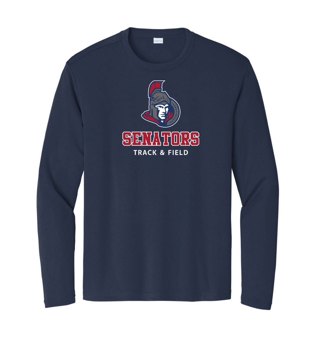 Mahar Track & Field - Camiseta deportiva de manga larga para adultos (ST350LS)