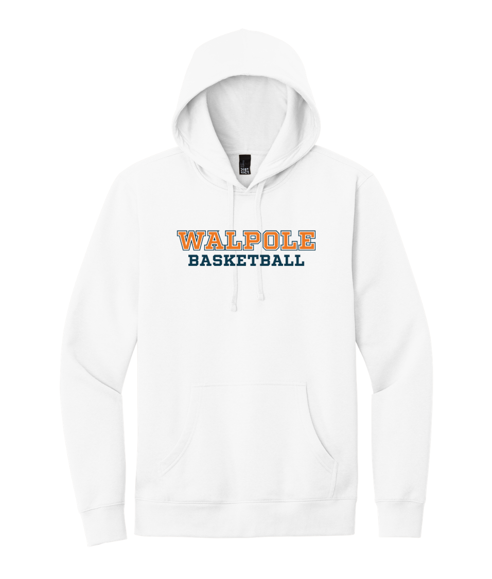 Walpole Boys Basketball - Unisex Adult Fleece Hoodie (DT6100)
