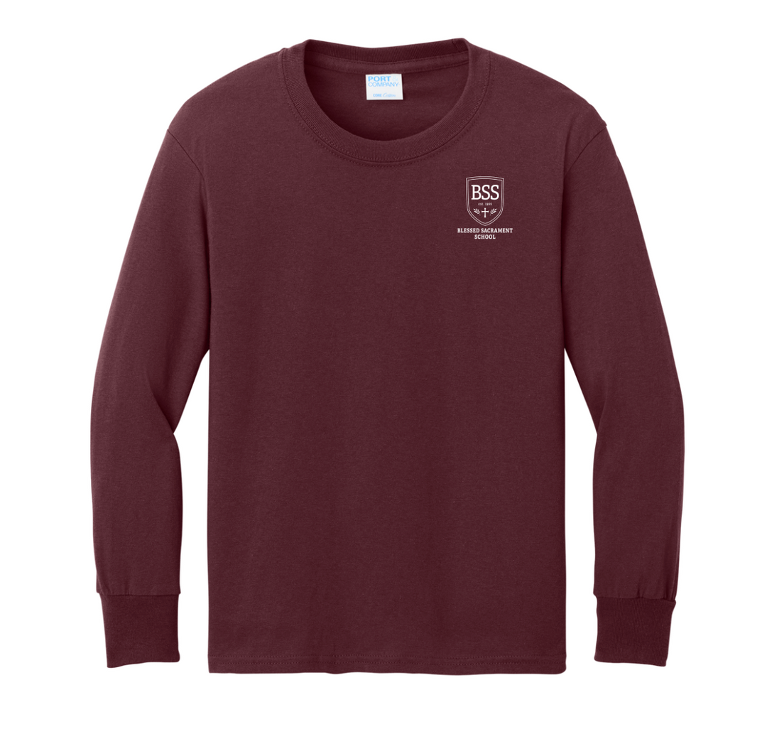 BSS - Youth Cotton Long Sleeve Tee (PC54YLS)