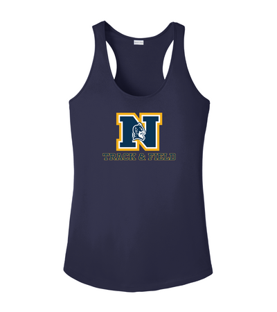 Northampton Tack & Field - Camiseta de tirantes deportiva con espalda deportiva para mujer (LST356)