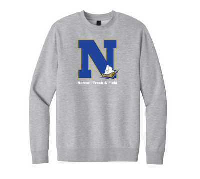 Sudadera unisex de polar con cuello redondo para adultos de Norwell Track & Field (DT6104)