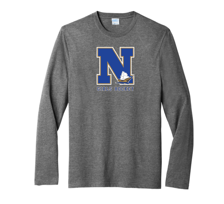 Norwell Girls Hockey - Unisex Tri-Blend Long Sleeve Tee (PC330LS)