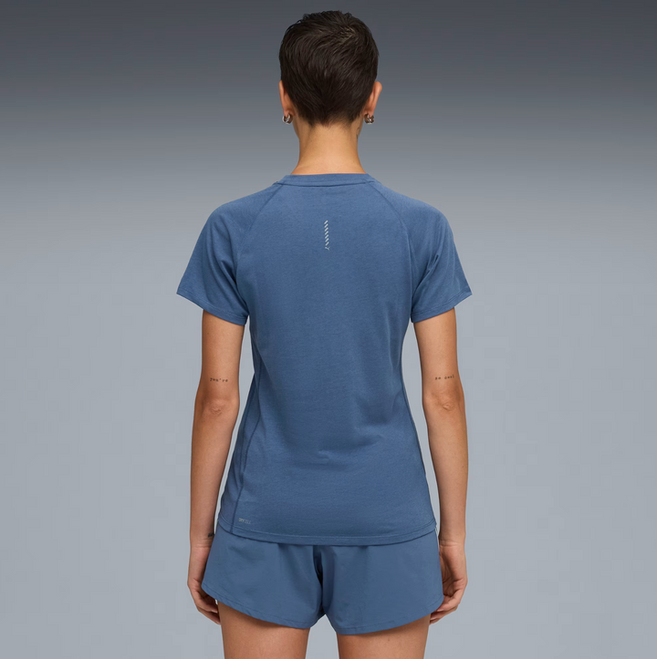 Puma - Women's Run Velocity Tee (Tri-Blend) - Dark Indigo (52658080)