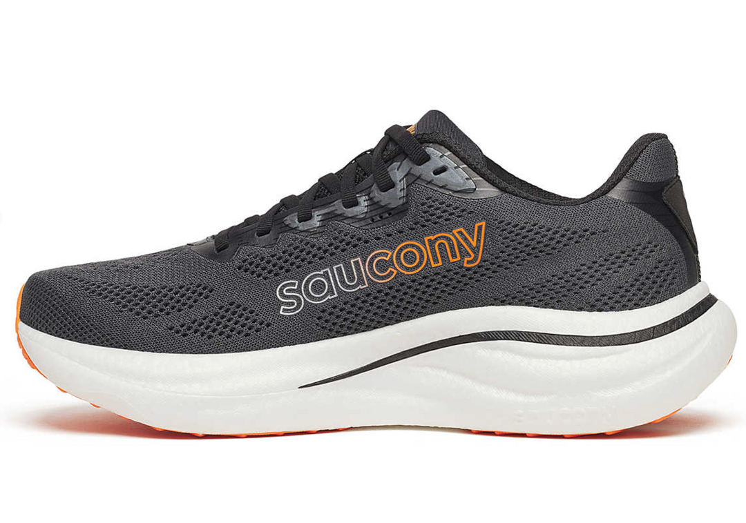 Saucony Ride 19 para hombre - Negro Sombra
