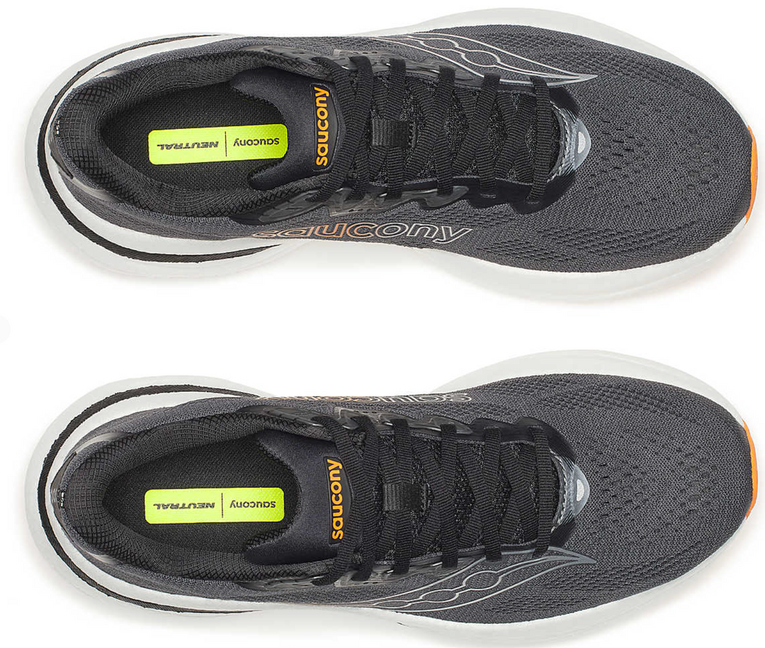 Saucony Ride 19 para hombre - Negro Sombra