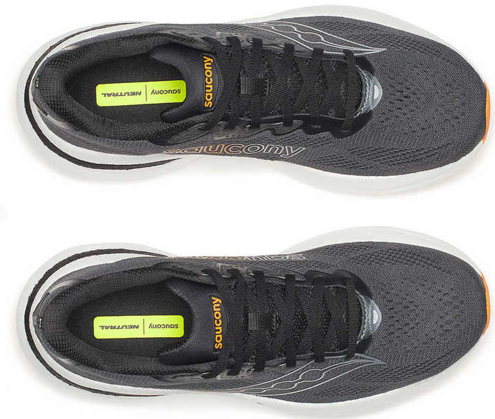 Saucony Ride 19 para hombre - Negro Sombra
