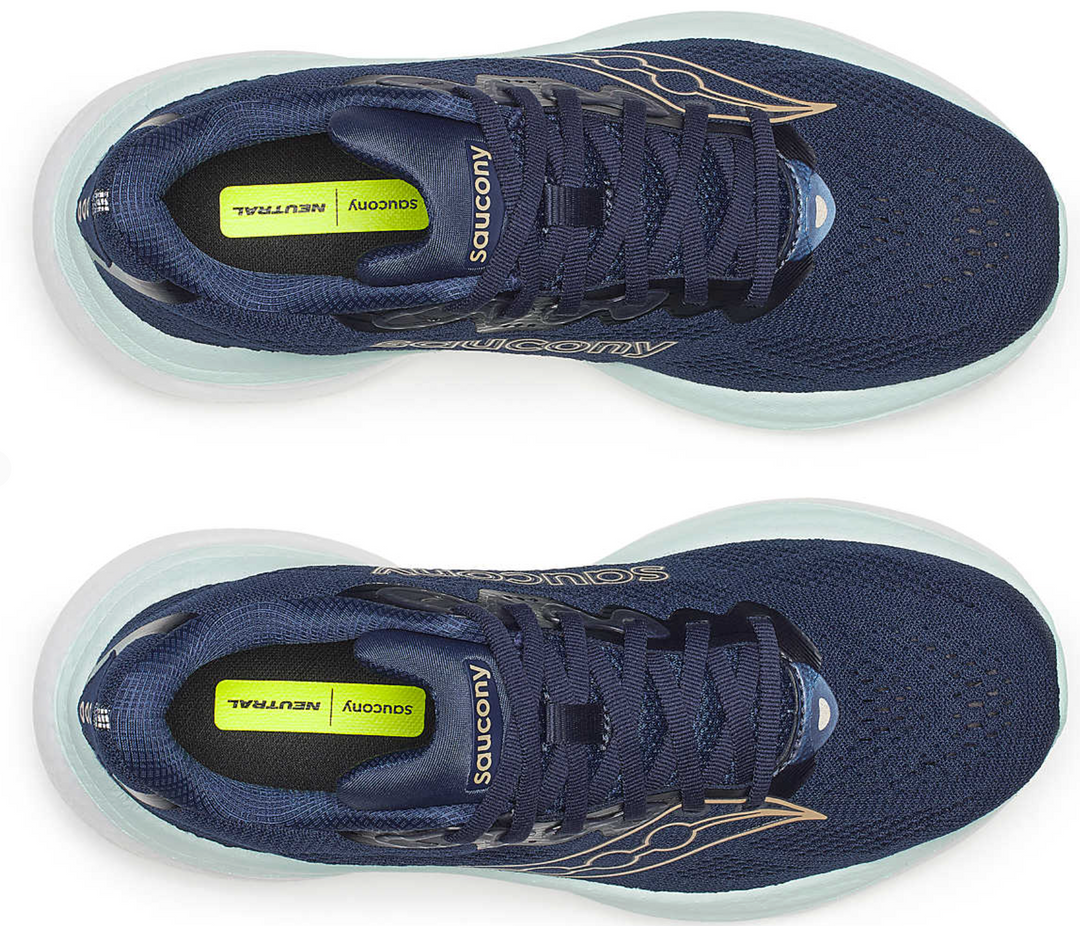 Women's Saucony Ride 19 - Navy Aqua