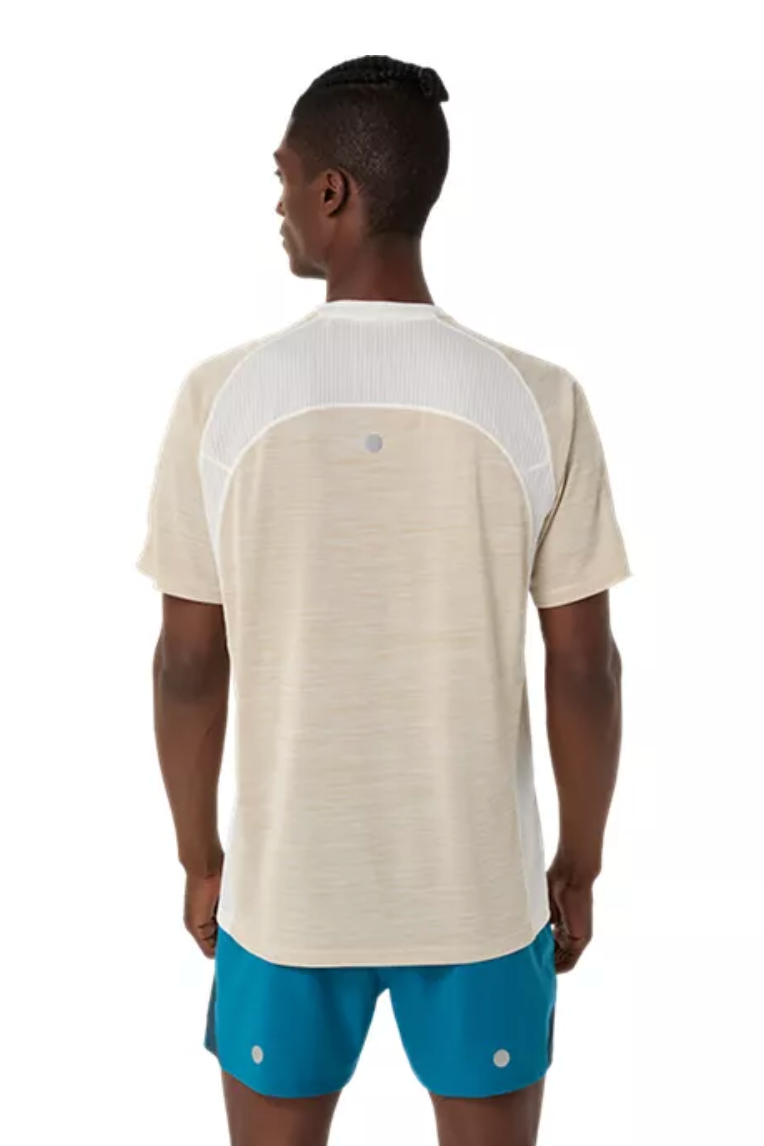 Gasparilla 2026 - ASICS Men's Road SS Top Cream (2011D453) (GAS-10)