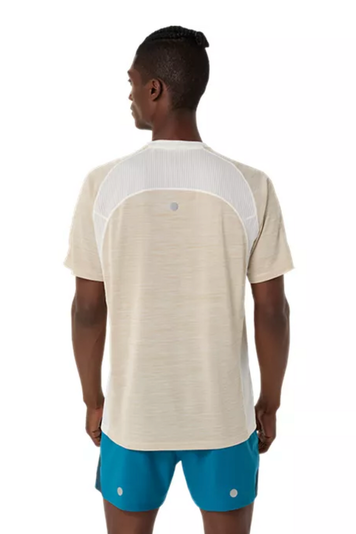 Gasparilla 2026 - ASICS Men's Road SS Top Cream (2011D453) (GAS-10)