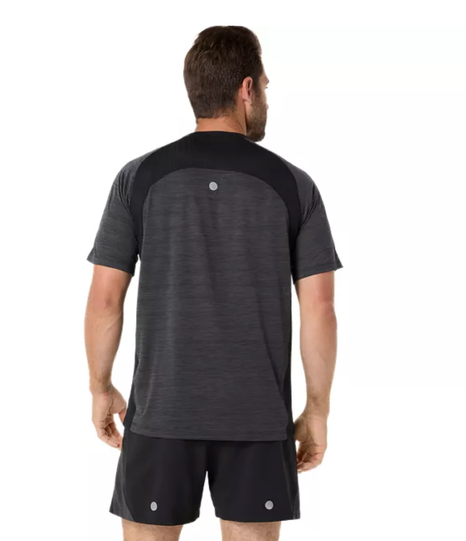 2026 ASICS Los Angeles Marathon FINISHER - ASICS Men's Road SS Top Black (2011D453) (LA26-33)