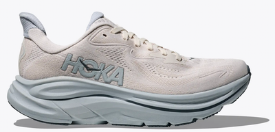 HOKA Women's Clifton 10 - GROUT / MINERAL BLUE