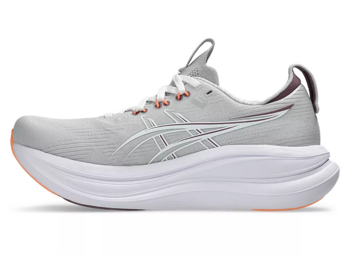 ASICS GEL-NIMBUS 28 Wide para mujer - GRIS NUBE/MALVA POLVOROSO