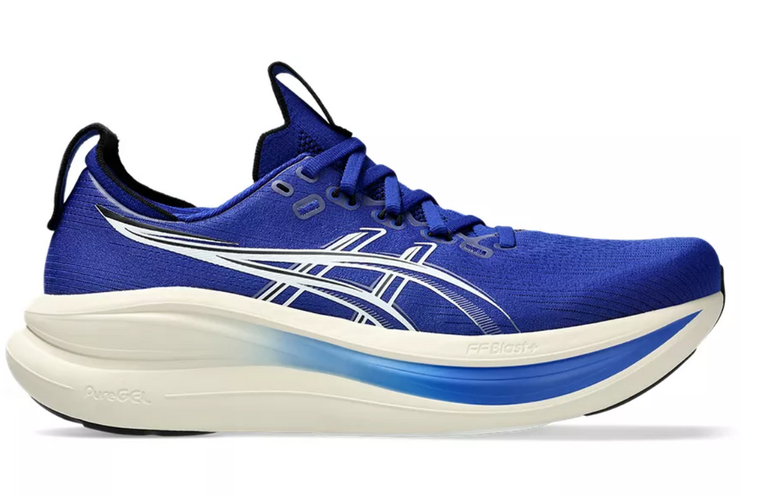ASICS GEL-NIMBUS 28 para hombre - AZUL PRUSIA/CREMA