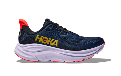 HOKA Women's Clifton 10 - MIDNIGHT BLUE / STARLIGHT GLOW (Wide)