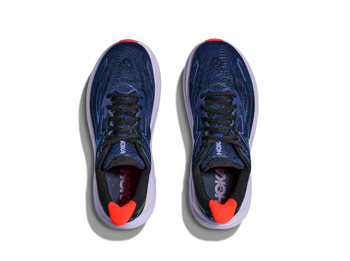 HOKA Women's Clifton 10 - MIDNIGHT BLUE / STARLIGHT GLOW (Wide)