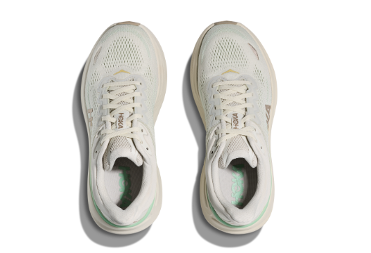 HOKA Bondi 9 para mujer - TRUFFLE SALT / SEA GLASS (Ancho)