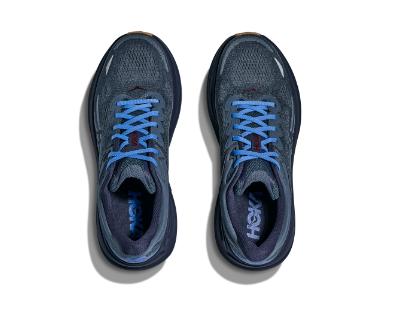 HOKA Bondi 9 para hombre - Azul marino desteñido/azul pizarra (ancho)