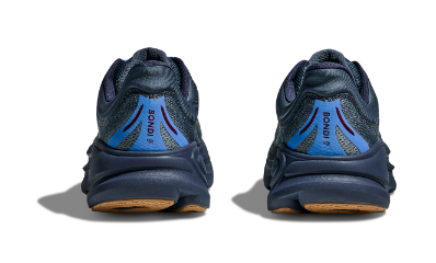 HOKA Bondi 9 para hombre - Azul marino desteñido/azul pizarra (ancho)