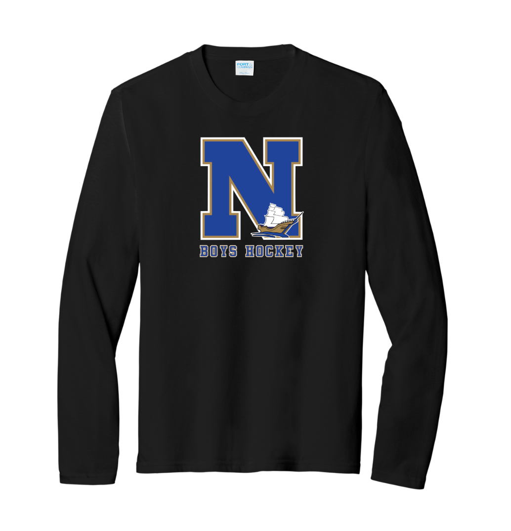 Camiseta de hockey unisex de manga larga de mezcla triple de Norwell Boys (PC330LS)