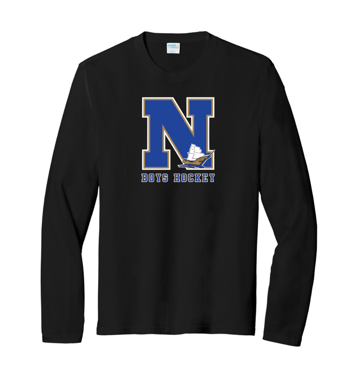Camiseta de hockey unisex de manga larga de mezcla triple de Norwell Boys (PC330LS)