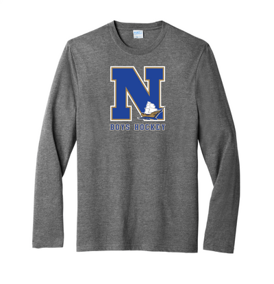 Camiseta de hockey unisex de manga larga de mezcla triple de Norwell Boys (PC330LS)