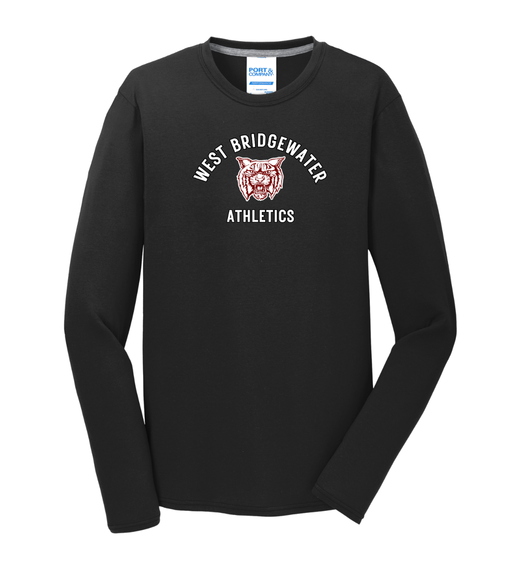 West Bridgewater Athletics - Mens Long Sleeve Performance Blend Tee (PC381LS)