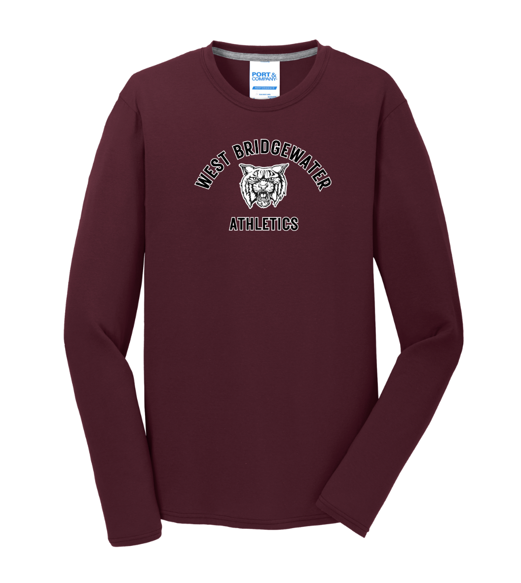 West Bridgewater Athletics - Mens Long Sleeve Performance Blend Tee (PC381LS)